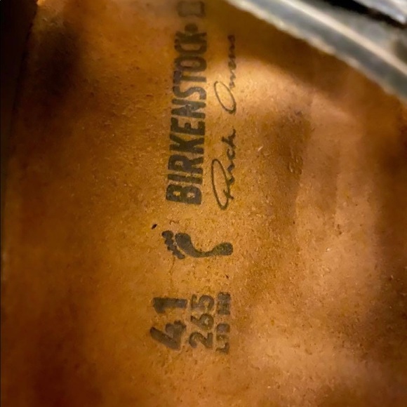 Rick Owens Birkenstock.  Worn Once..   No Refunds  No Exchanges - Picture 5 of 5